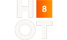 HOT 8 HD logo