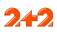 2+2 logo